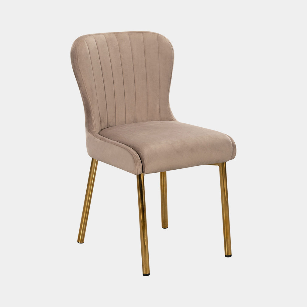 Maeve - Dining Chair, Fabric Taupe