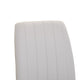 Terni - Dining Chair In Light Grey PU With Black Finished Frame
