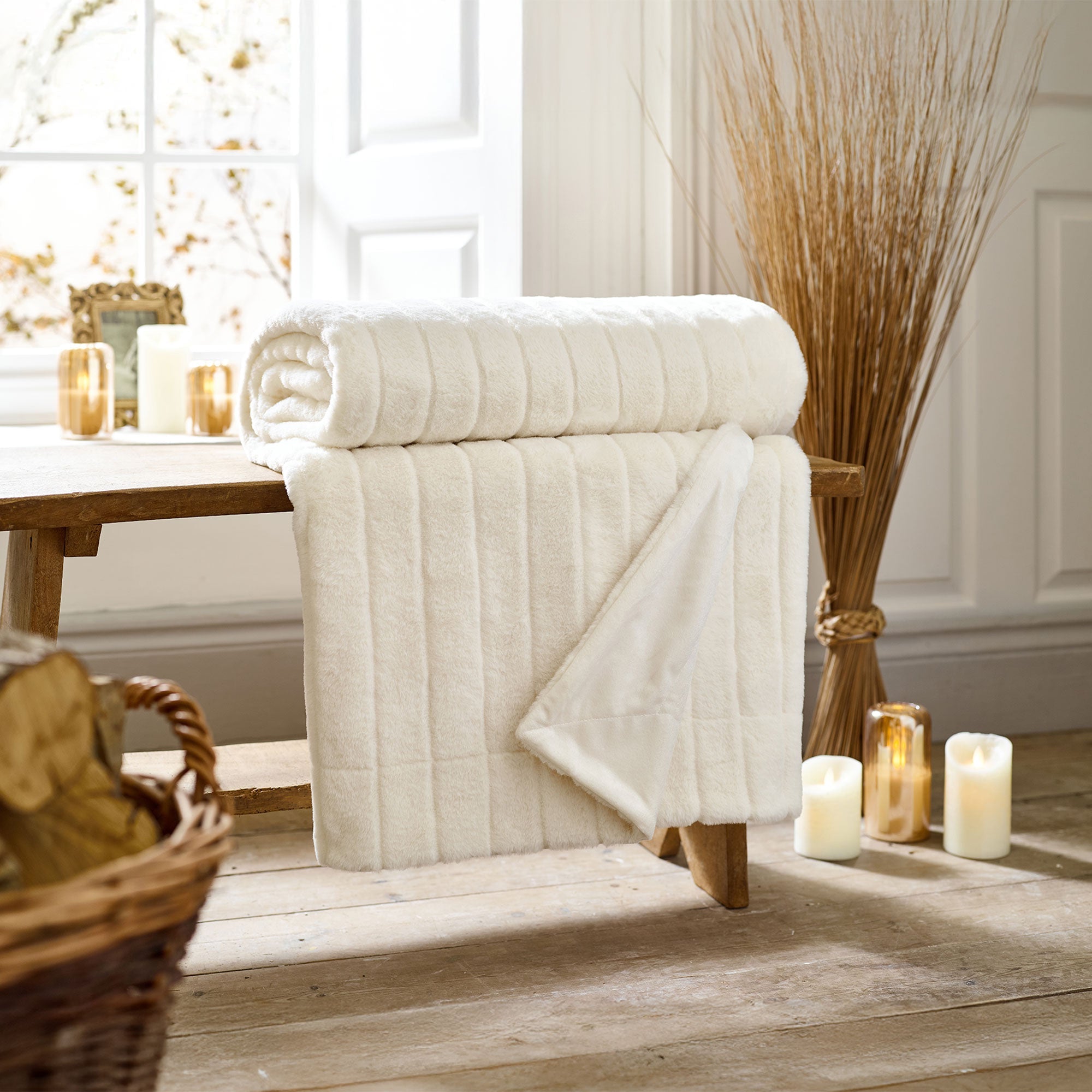 Hockley Cream - Throw 150x200cm