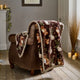 Woodland Wildlife Wine - Large Throw 140x180cm
