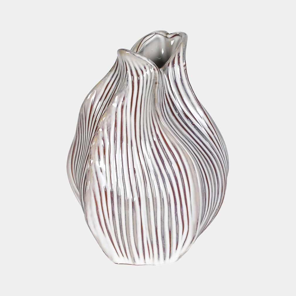 Sirocco - Reactive Glaze Vase, Neutral