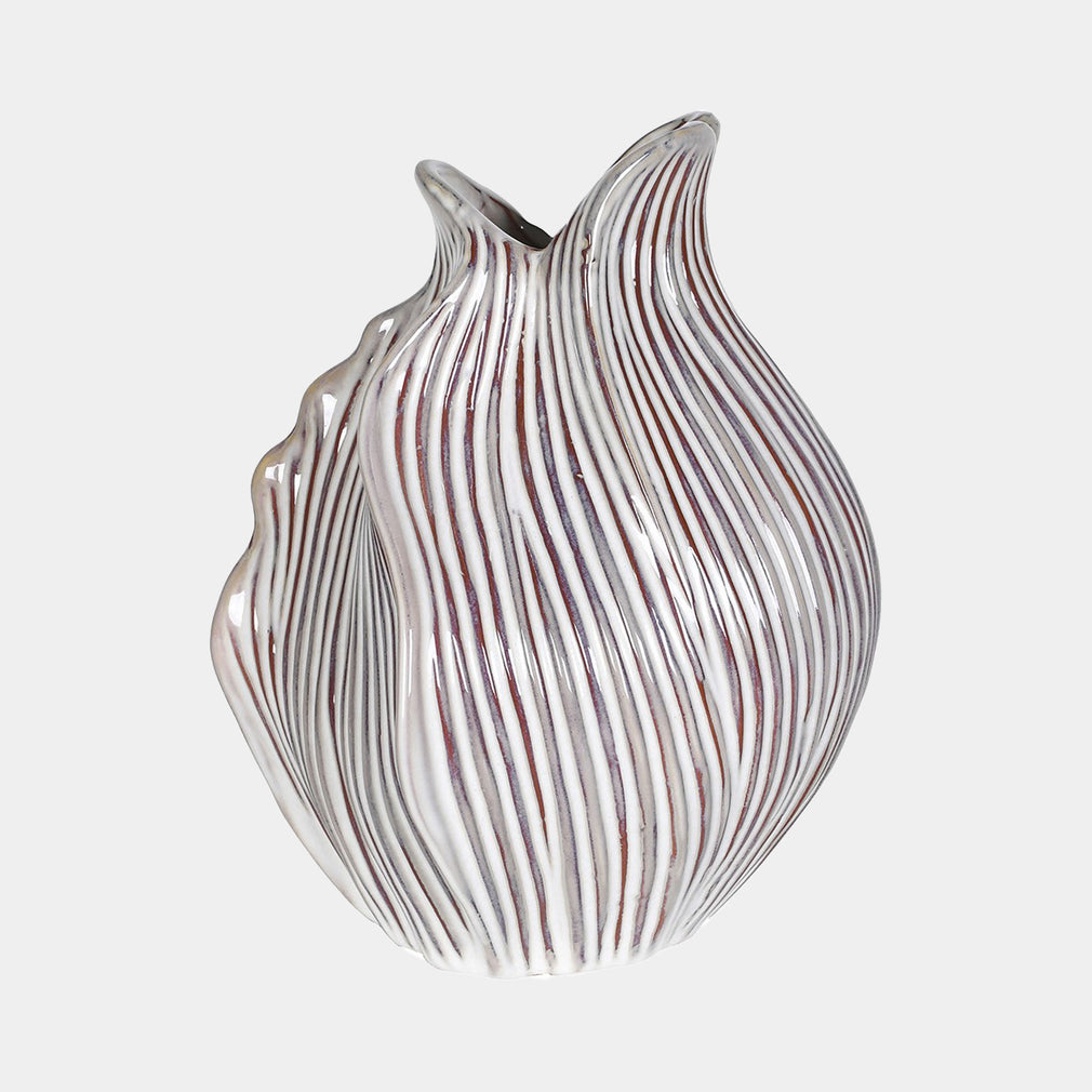 Sirocco - Reactive Glaze Vase, Neutral