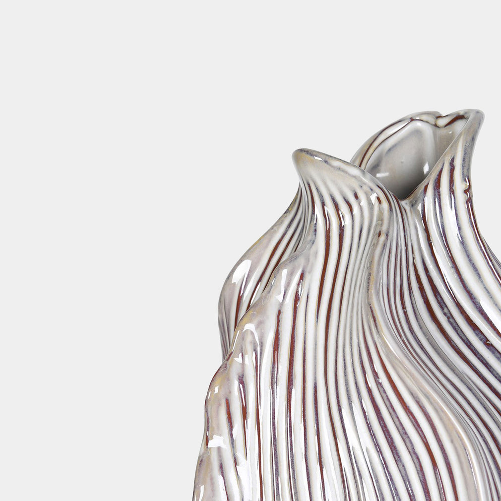 Sirocco - Reactive Glaze Vase, Neutral