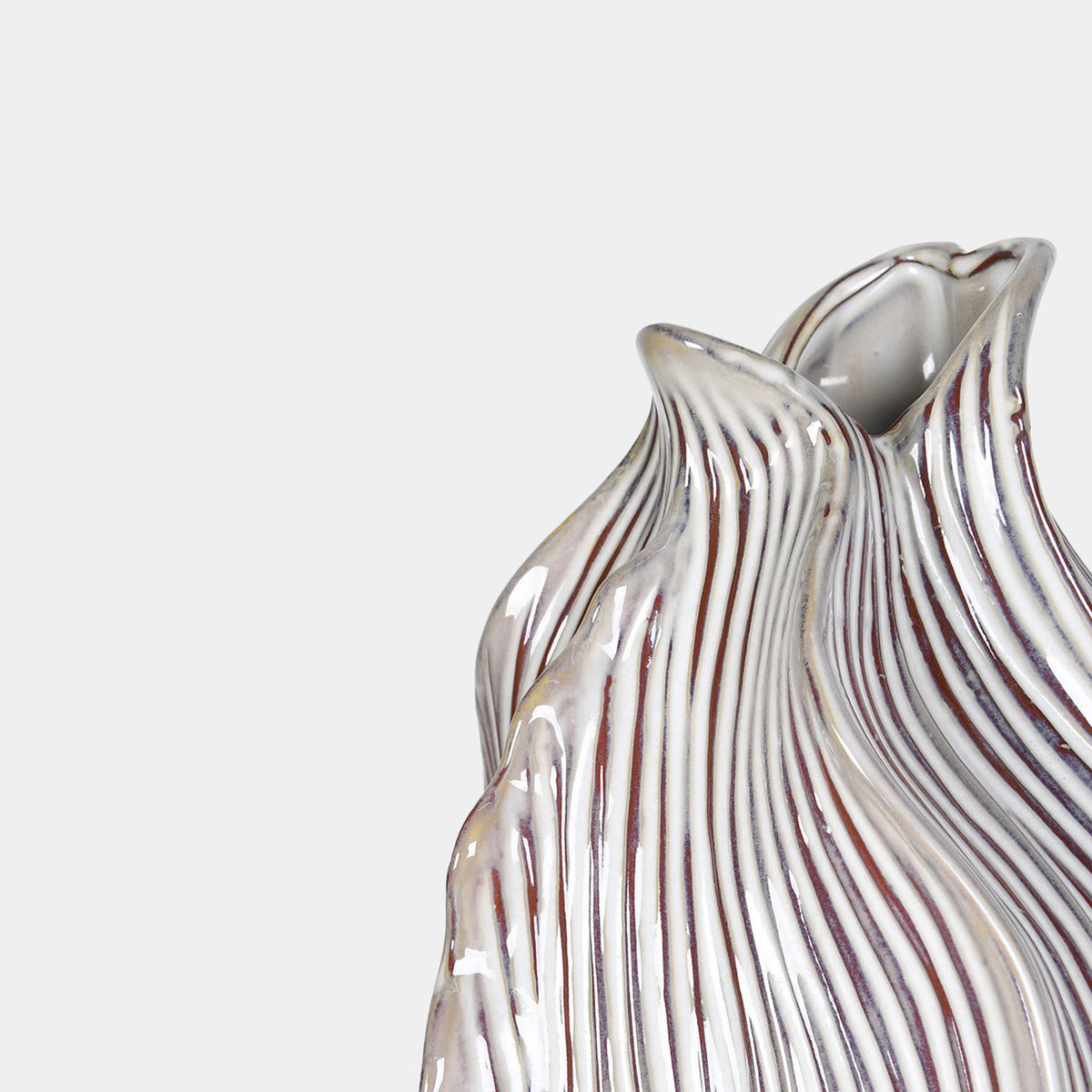 Sirocco - Reactive Glaze Vase, Neutral