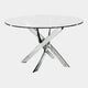 Puzzle - Glass Round Dining Table
