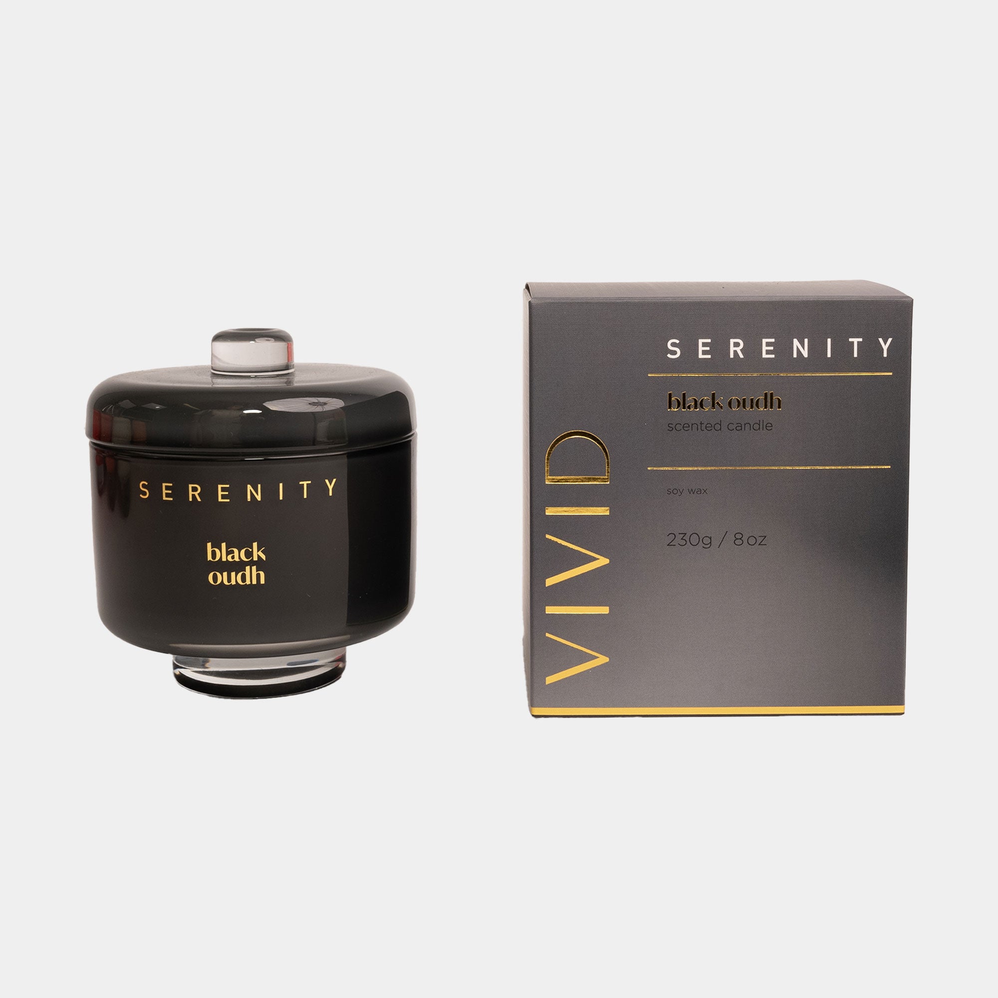 Vivid - Black Oudh Scented Candle 230g