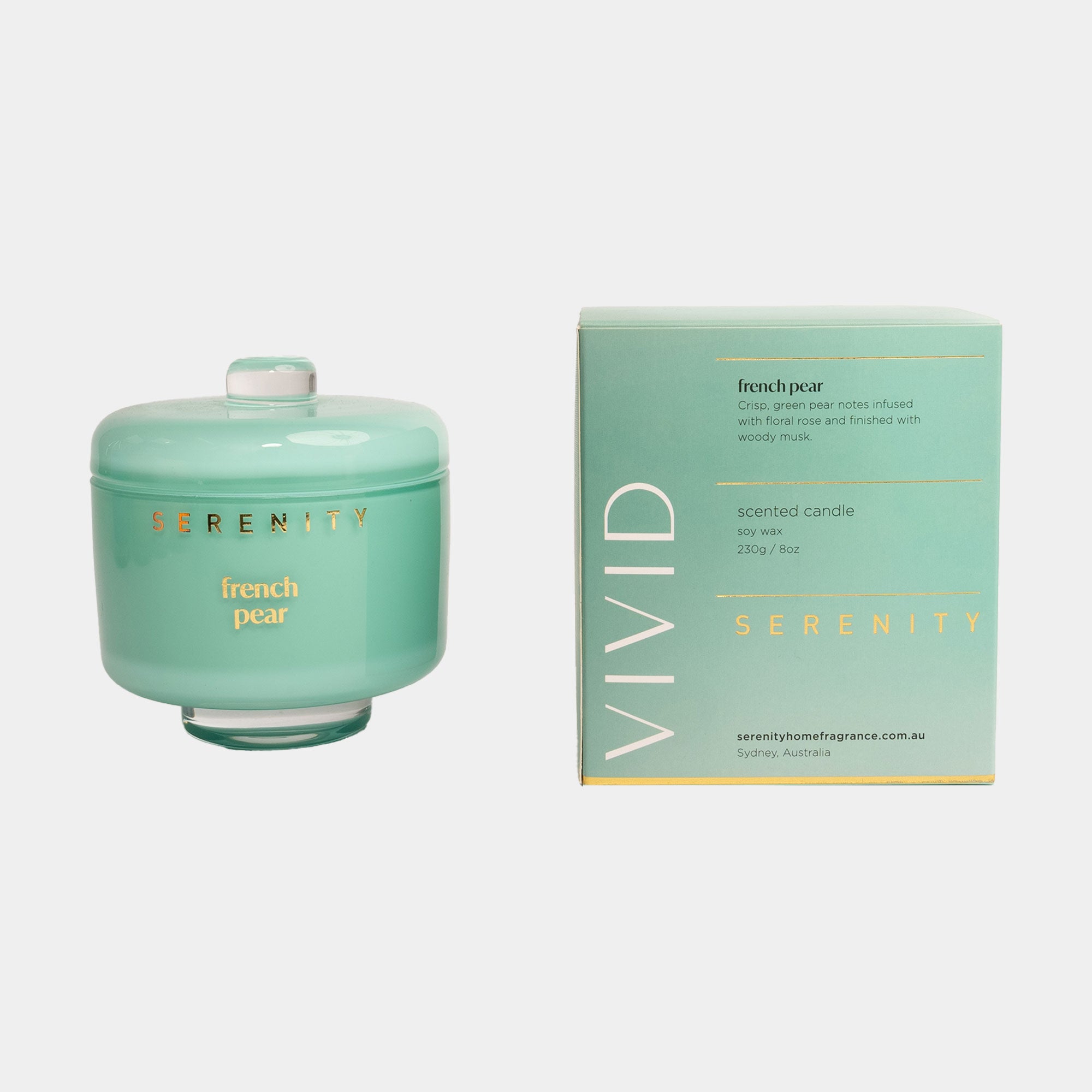 Vivid - French Pear Scented Candle 230g