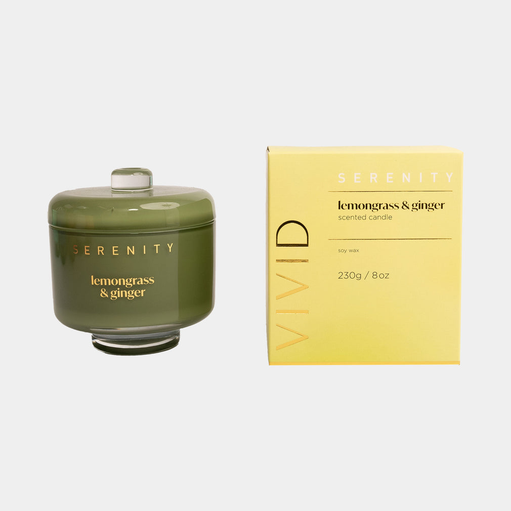 Vivid - Lemongrass and Ginger Candle 230g