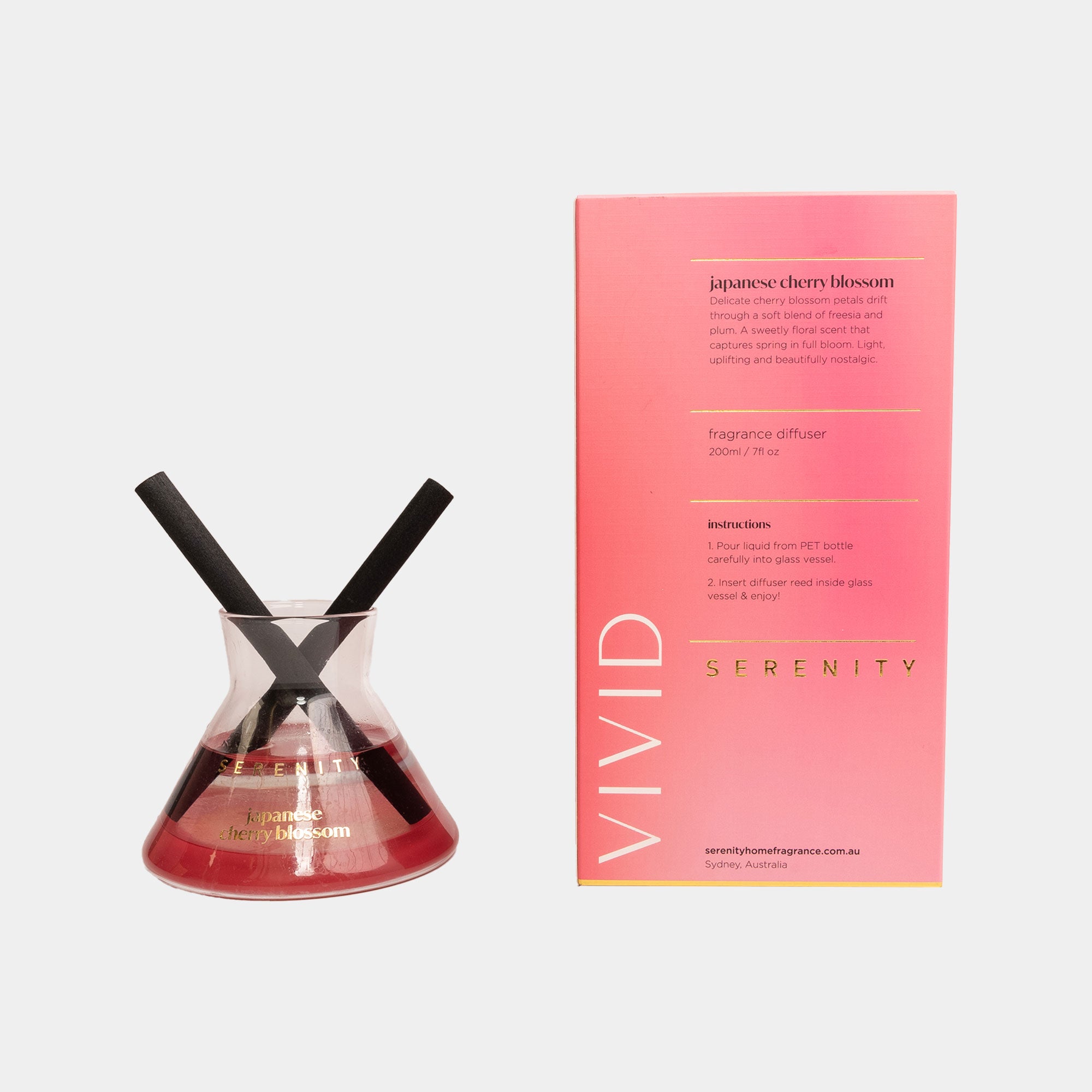 Vivid - Japanese Cherry Blossom Reed Diffuser 200ml