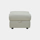 Staten - Square Storage Footstool, Leather