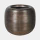 Terra - Metal Planter, Bronze