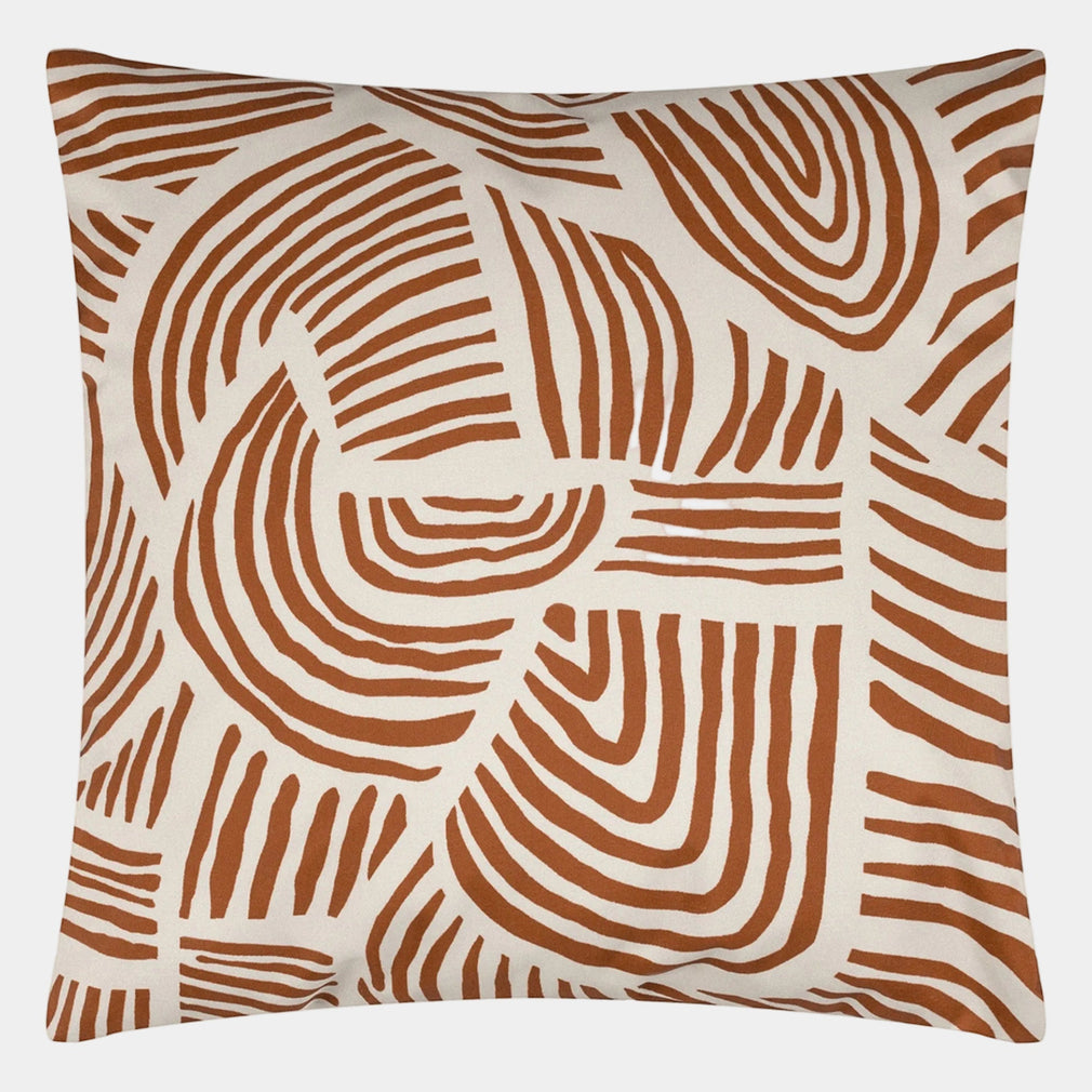 Dunes - Brick Red Outdoor Cushion 43x43cm