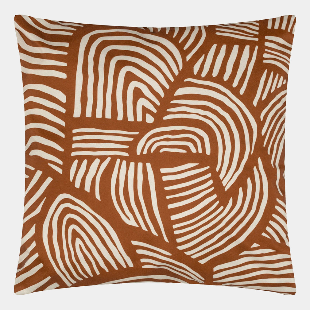 Dunes - Brick Red Outdoor Cushion 43x43cm