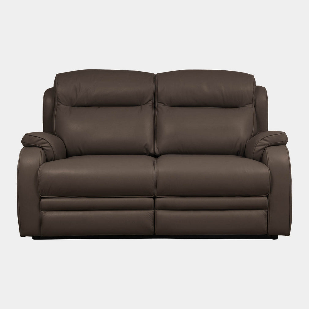 Parker Knoll Boston - 2 Seat Sofa, Leather Dallas Dark Brown
