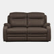 Parker Knoll Boston - 2 Seat Sofa, Leather Dallas Dark Brown