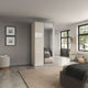 Varnell - 2 Door Glass Mirrored Wardrobe
