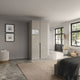 Varnell - 2 Glass Door Wardrobe