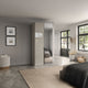 Varnell - 2 Door Glass Mirrored Wardrobe