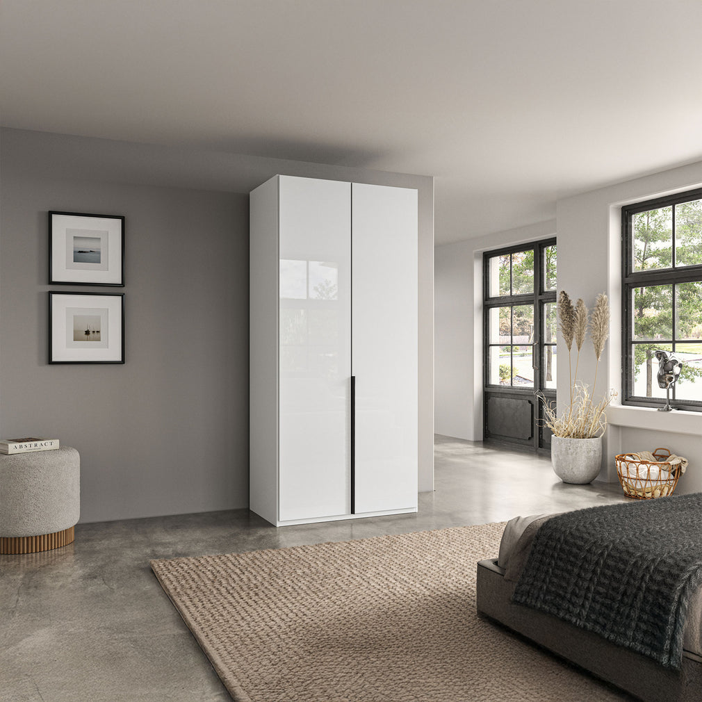 Varnell - 2 Glass Door Wardrobe