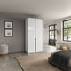 Varnell - 2 Glass Door Wardrobe