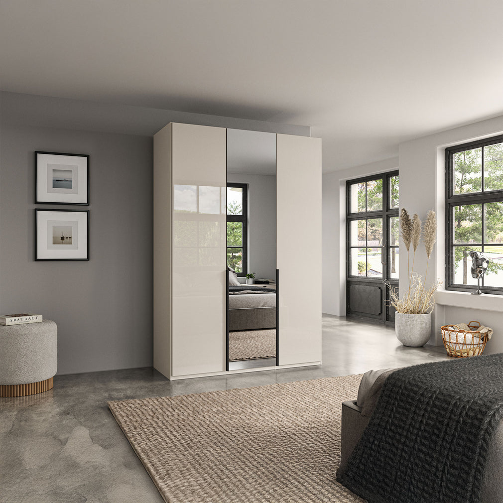 Varnell - 3 Door Mirrored Glass Wardrobe