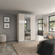 Varnell - 3 Door Mirrored Glass Wardrobe