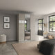 Varnell - 3 Door Mirrored Glass Wardrobe
