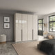 Varnell - 4 Door Glass Wardrobe