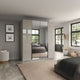 Varnell - 4 Door Glass Mirrored Wardrobe