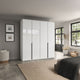 Varnell - 4 Door Glass Wardrobe