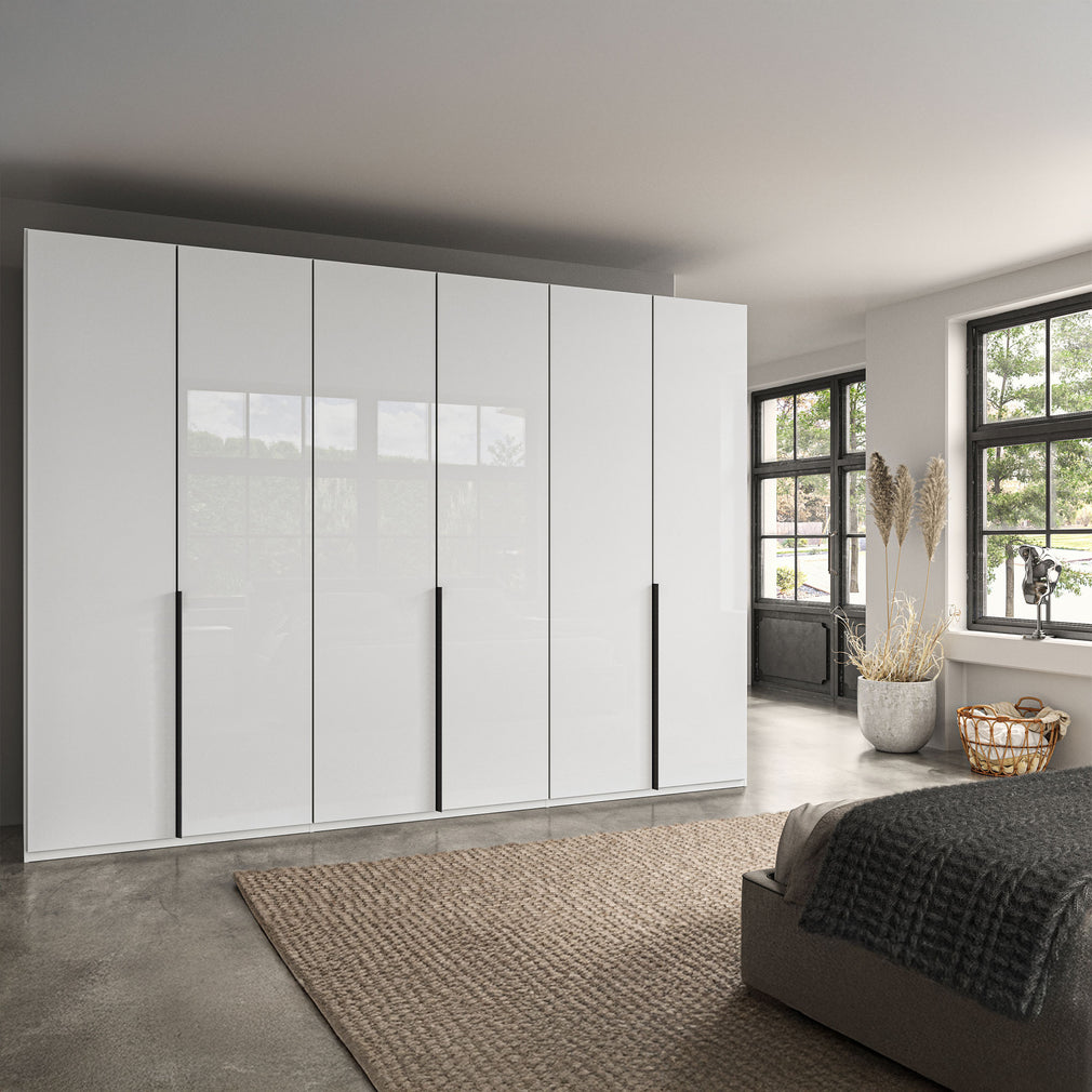 Varnell - 6 Glass Door Wardrobe