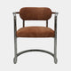 Galaxy Chrome - Cantilever Dining Chair, Fabric