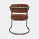 Galaxy Chrome - Cantilever Dining Chair, Fabric
