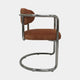 Galaxy Chrome - Cantilever Dining Chair, Fabric