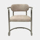 Galaxy Chrome - Cantilever Dining Chair, Fabric