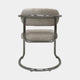 Galaxy Chrome - Cantilever Dining Chair, Fabric