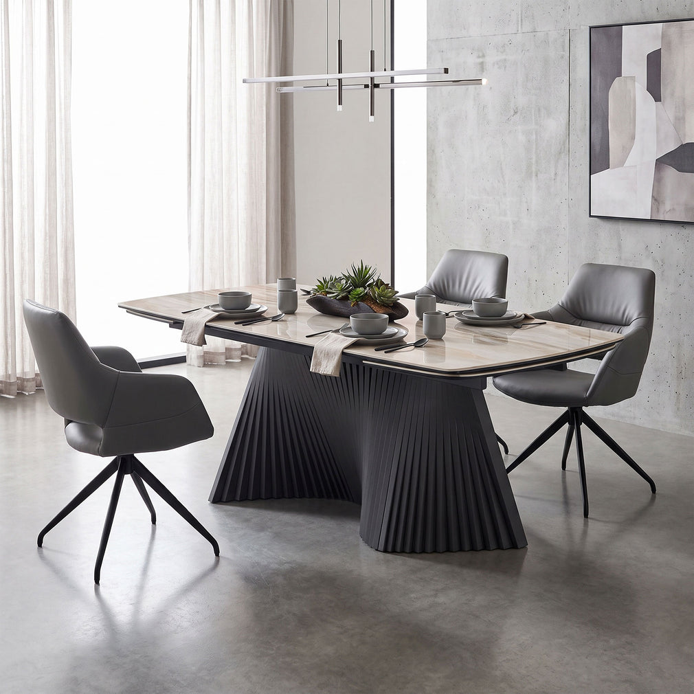 Dior - Ceramic Extending Dining Table