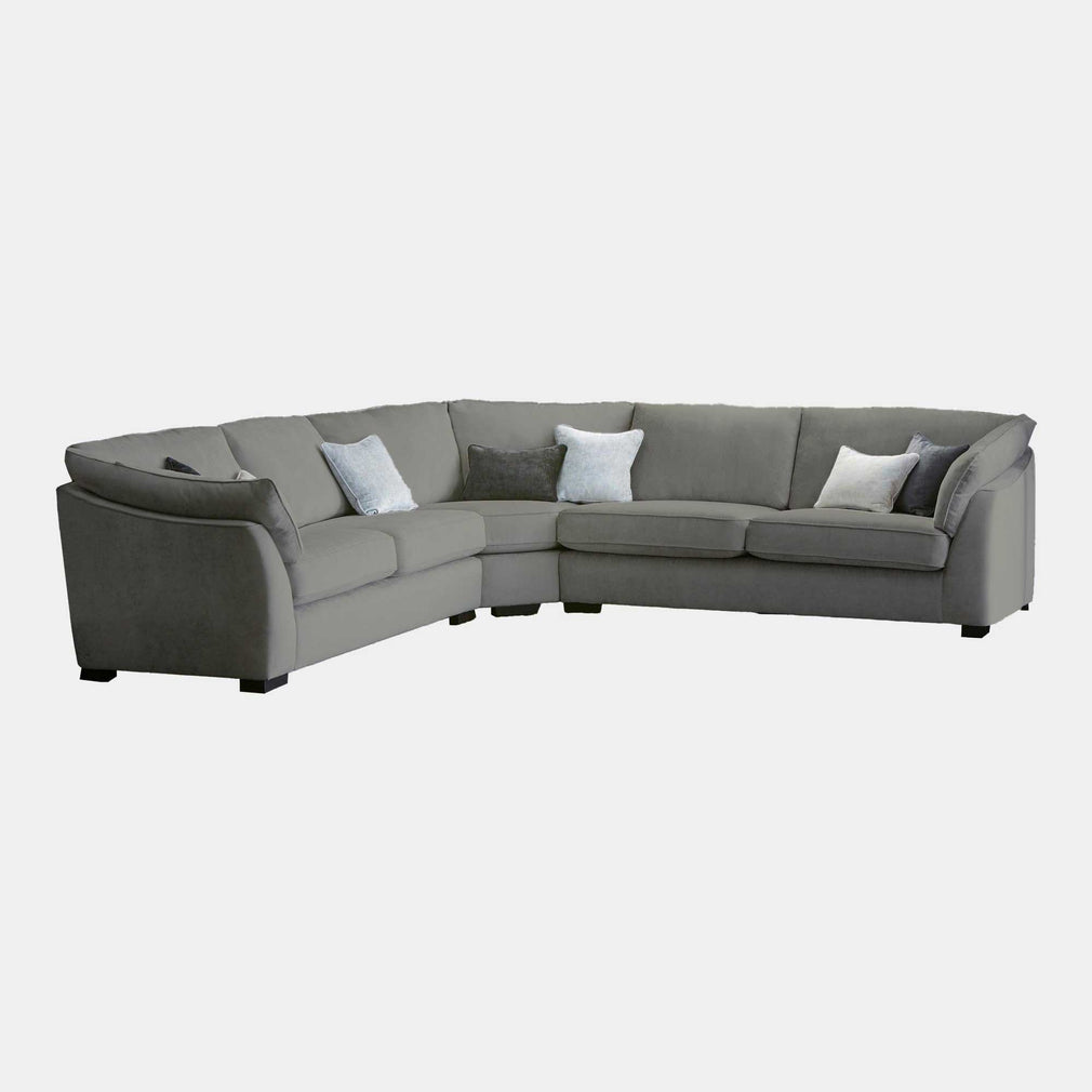 Infinity - Large Corner Group Sofa, Fabric Dolce Arctic