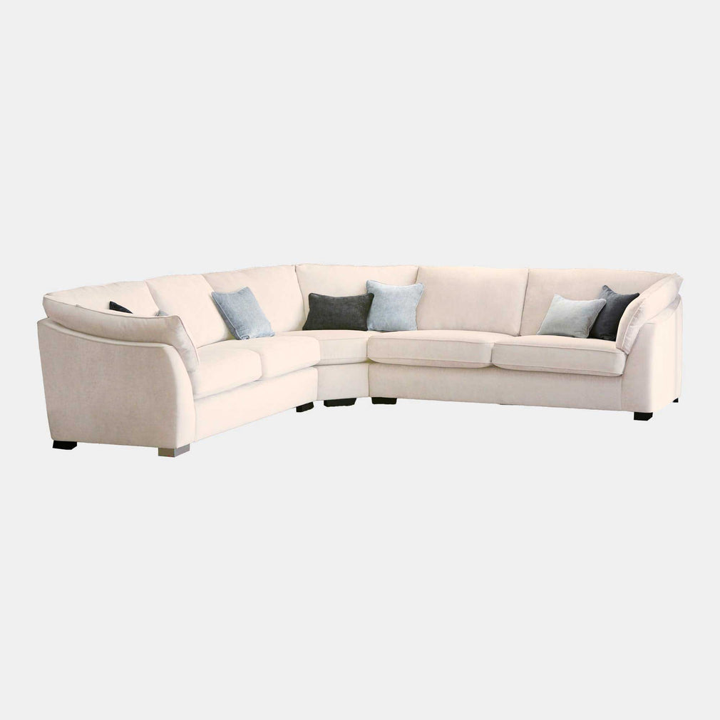 Infinity - Large Corner Group Sofa, Fabric Dolce Nougat