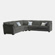 Infinity - Large Corner Group Sofa, Fabric Dolce Pewter