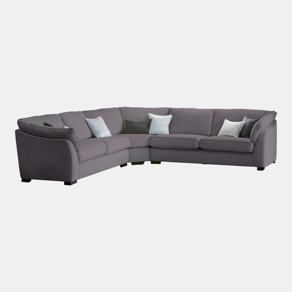 Infinity - Large Corner Group Sofa, Fabric Dolce Wisteria