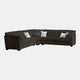 Infinity - Large Corner Group Sofa, Fabric Dolce Woodland