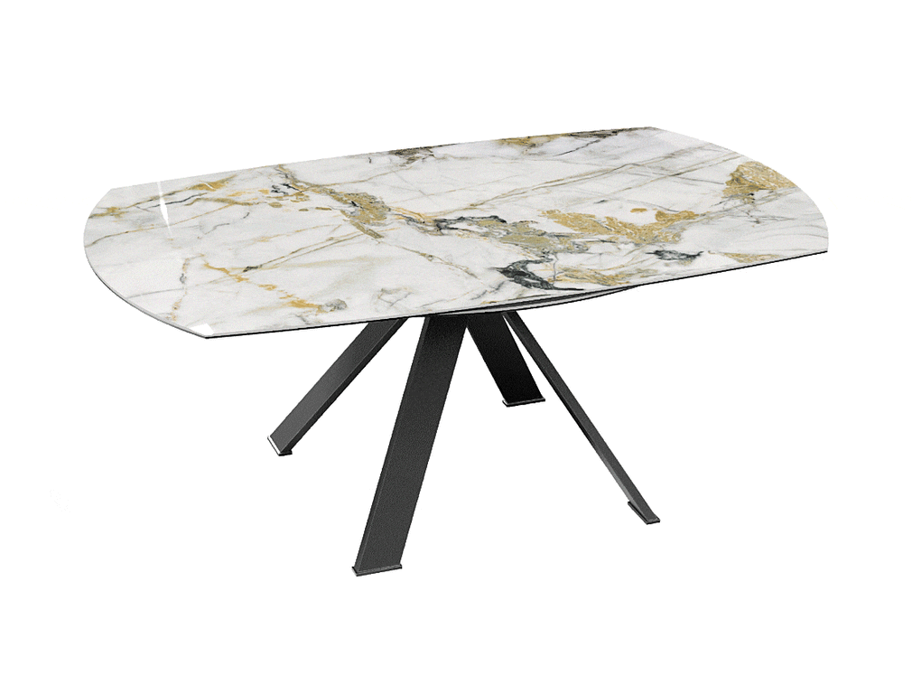 Arkansas - Marble Ceramic Finish Dining Table