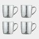 Dots Platinum - Mugs, Set of 4