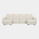 Miami - Double Chaise Sofa With Storage & 2 Extending Central Seats, Fabric