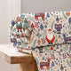 Christmas Village Cream - Throw 130x170cm