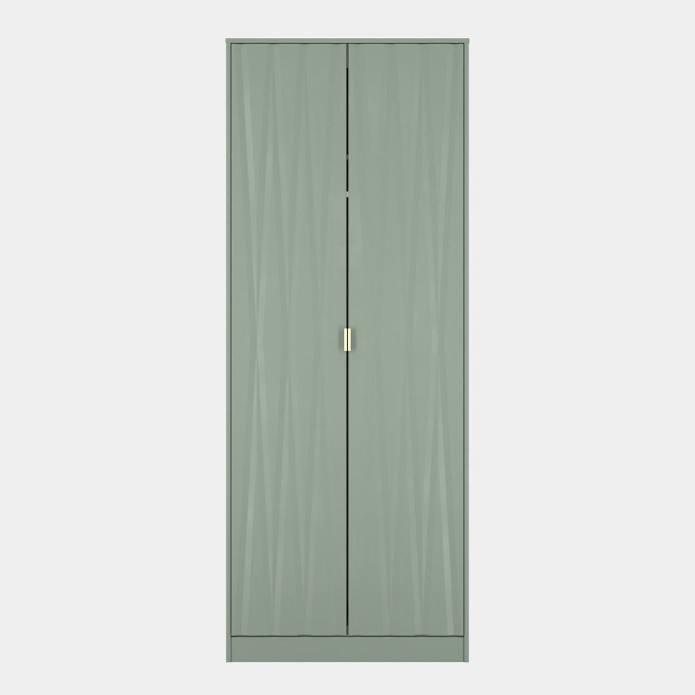 Jewel - 2 Door Wardrobe Duck Carcase & Duck Fronts