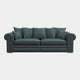 Bardot - Extra Large Pillow Back Sofa, Fabric Dusk Hydro