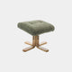 Cortina - Swivel Chair With Footstool, Fabric