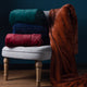 Empress Navy - Faux Fur Throw 140x200cm